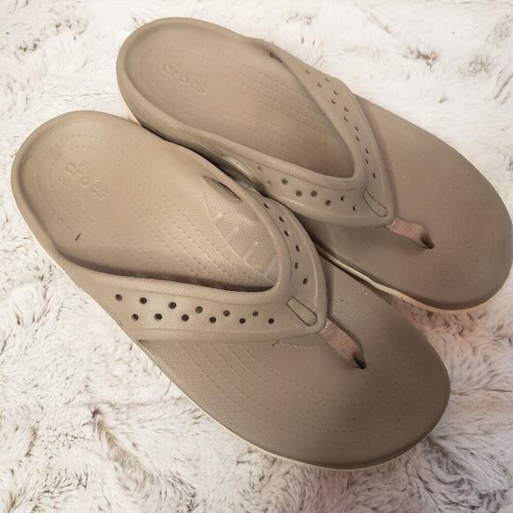 CROCS Other - CROCS MENS ICONIC COMFORT SLIP ON MEDIUM SIZE 9 THONG SANDAL
